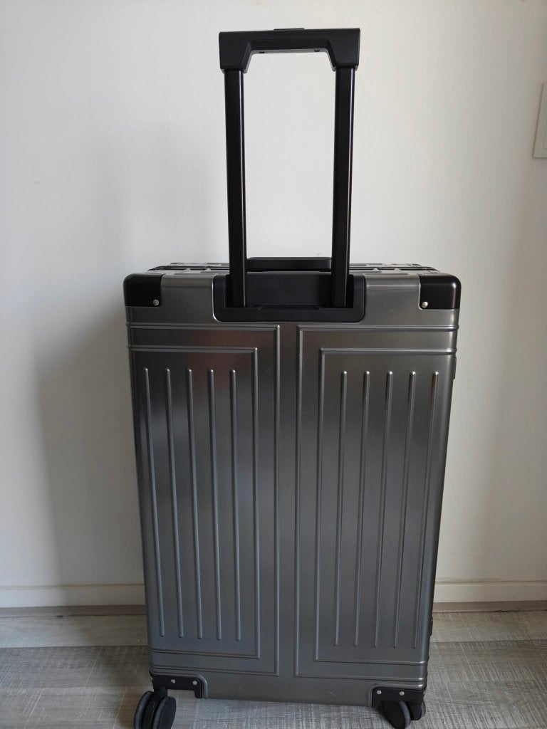 Aluminium reiskoffer Gunmetal gray XL Rimowa Look, 45 tot 55 cm, Nieuw, Ophalen of Verzenden, 70 cm of meer