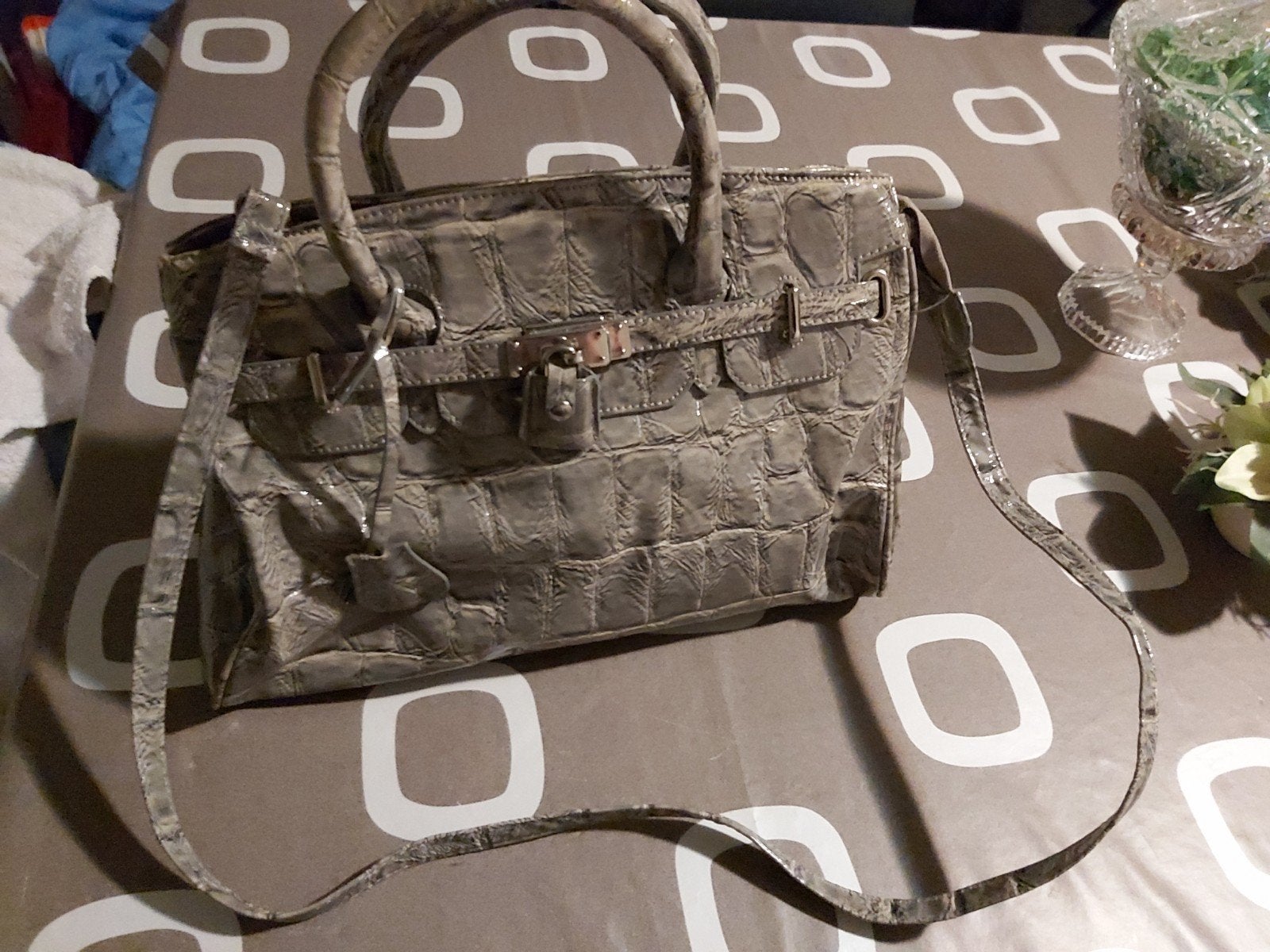 Dames E. Caprice Schoudertas Met Sleutel. Vintage., Sieraden, Tassen en Uiterlijk, Tassen | Schoudertassen, Ophalen of Verzenden
