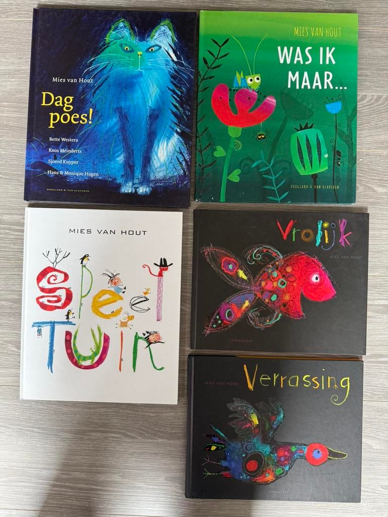 Mies van Hout 5 prentenboeken, Boeken, Ophalen of Verzenden, Zo goed als nieuw