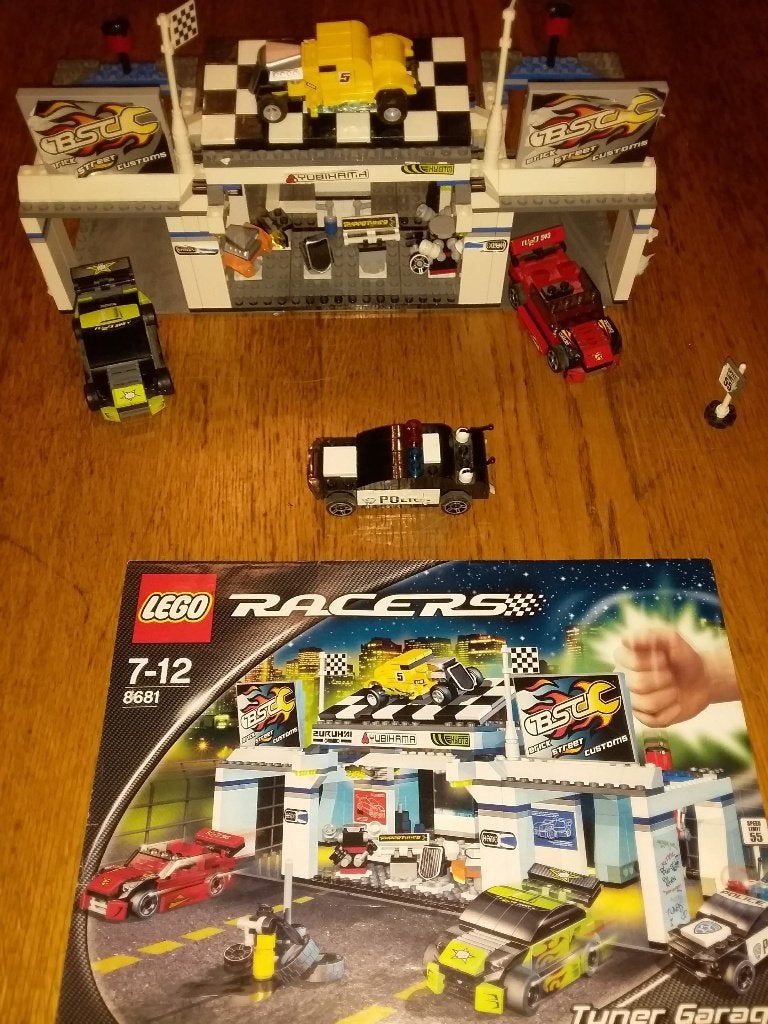 lego nr 8681 tuners garage, Gebruikt, Lego, Ophalen of Verzenden, Racers