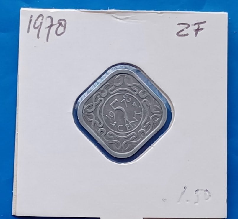 Suriname 5 cent - 1978, Ophalen of Verzenden, Zuid-Amerika, Losse munt