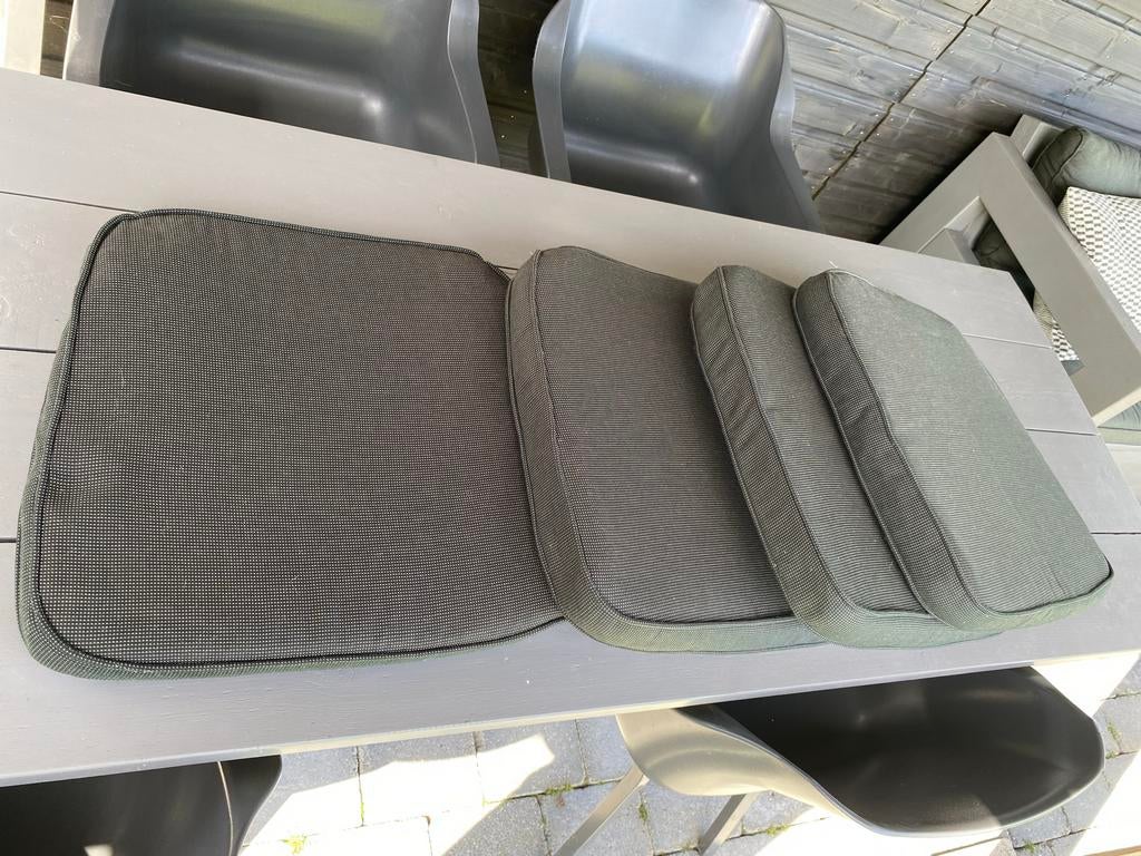 Madison Wicker tuinstoelkussens - set van 4, Ophalen of Verzenden, Zo goed als nieuw