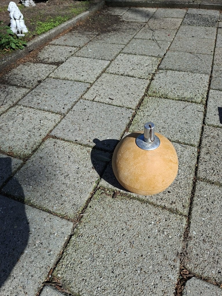 Olielamp tuin, Ophalen, Gebruikt