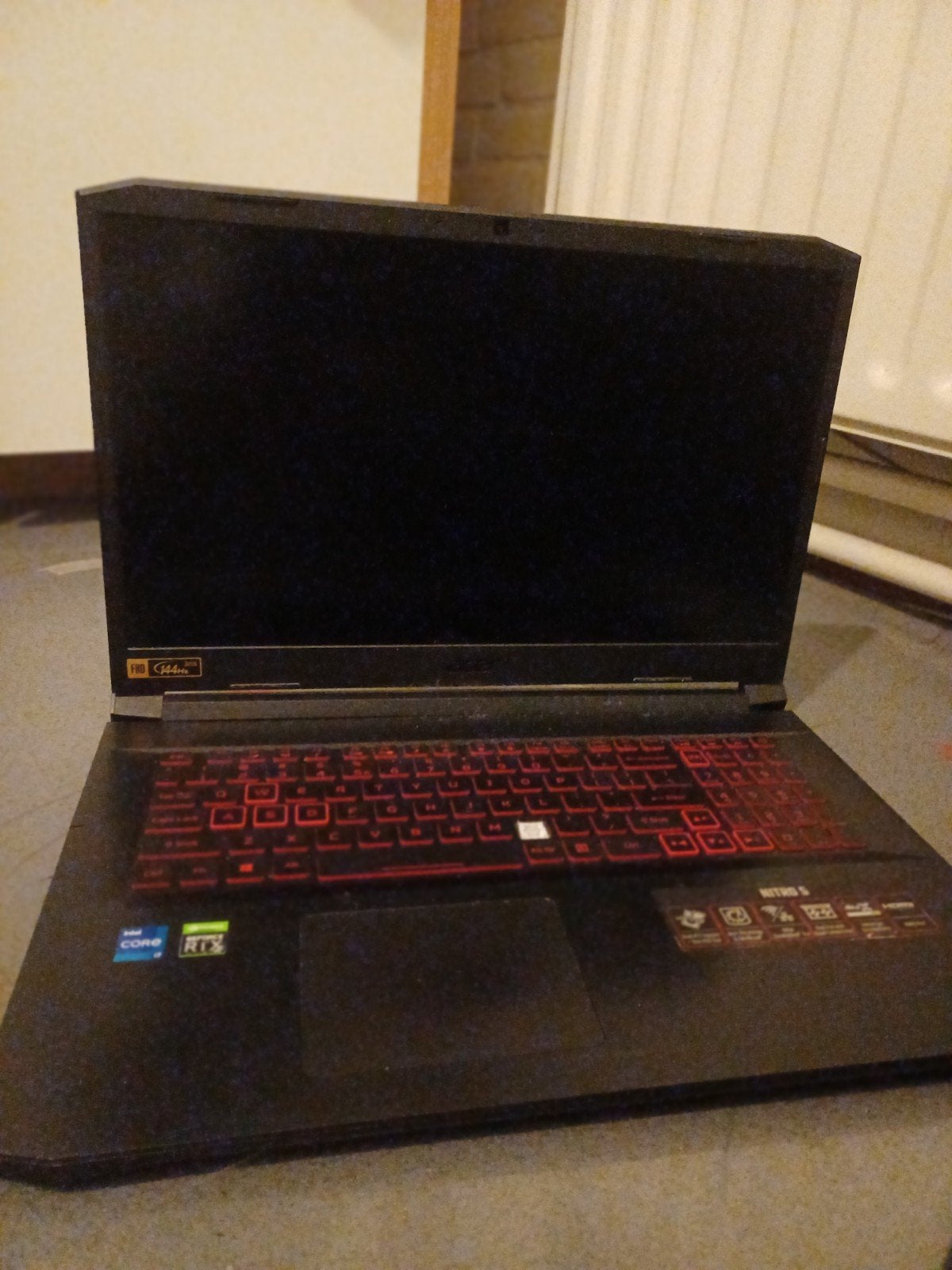 Acer Nitro 5 17 inch, Intel i7-11800H, RTX 3050, 16GB RAM, Computers en Software, Windows Laptops, Gebruikt, Met videokaart, Qwerty