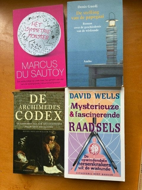 wiskundeboeken achtergronden en puzzels, Diverse auteurs, Ophalen of Verzenden, Zo goed als nieuw, Natuurwetenschap