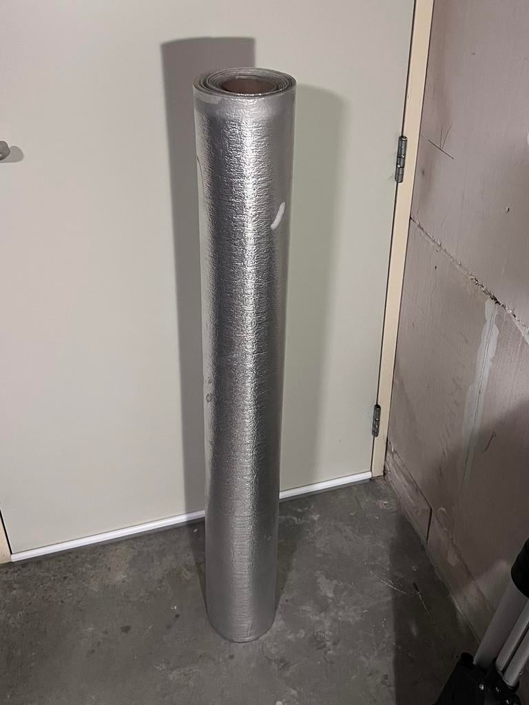 Restant isolatiemateriaal, breedte 120 cm. Gratis ophalen., Ophalen, Zo goed als nieuw, Zeil
