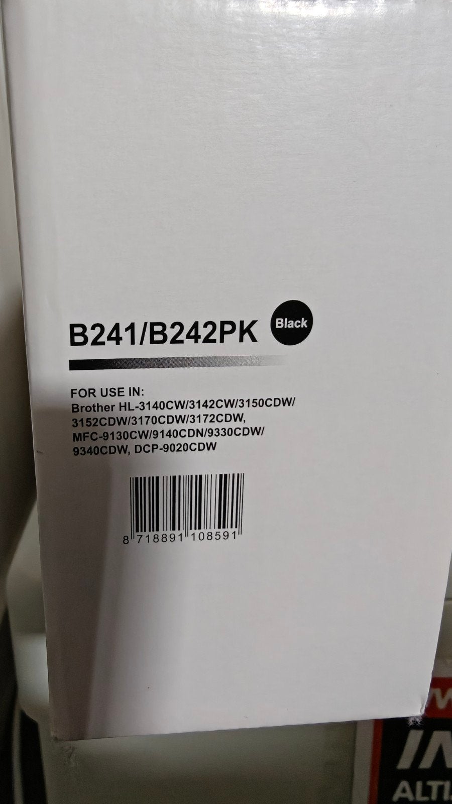 Nieuwe Brother B241/B242PK Zwarte Toner, Zwart-en-wit printen, Printer, Nieuw, Ophalen of Verzenden