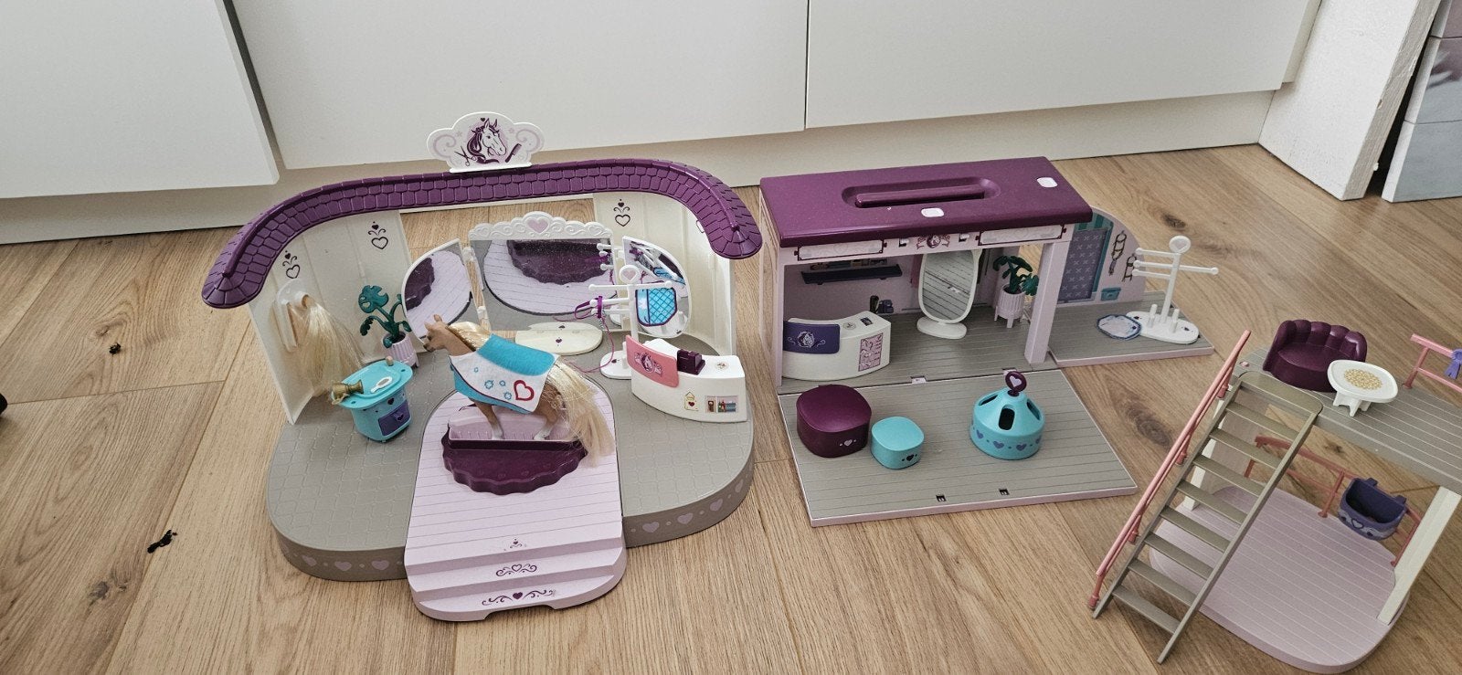 sleigh Paardenstal/speelset met accessoires, Kinderen en Baby's, Ophalen of Verzenden, Gebruikt, Jongen of Meisje