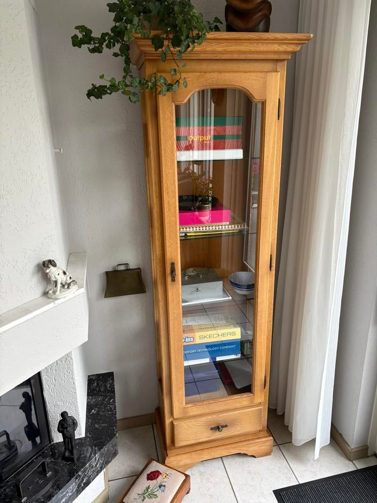 Vitrine kast, Ophalen, Gebruikt, 50 tot 100 cm, 150 tot 200 cm