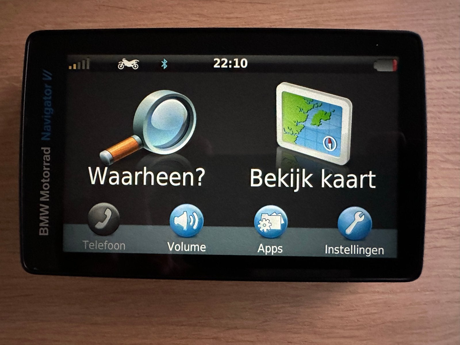 BMW Motor Navigator 6 met opberghoes en kabel, Verzenden, Zo goed als nieuw