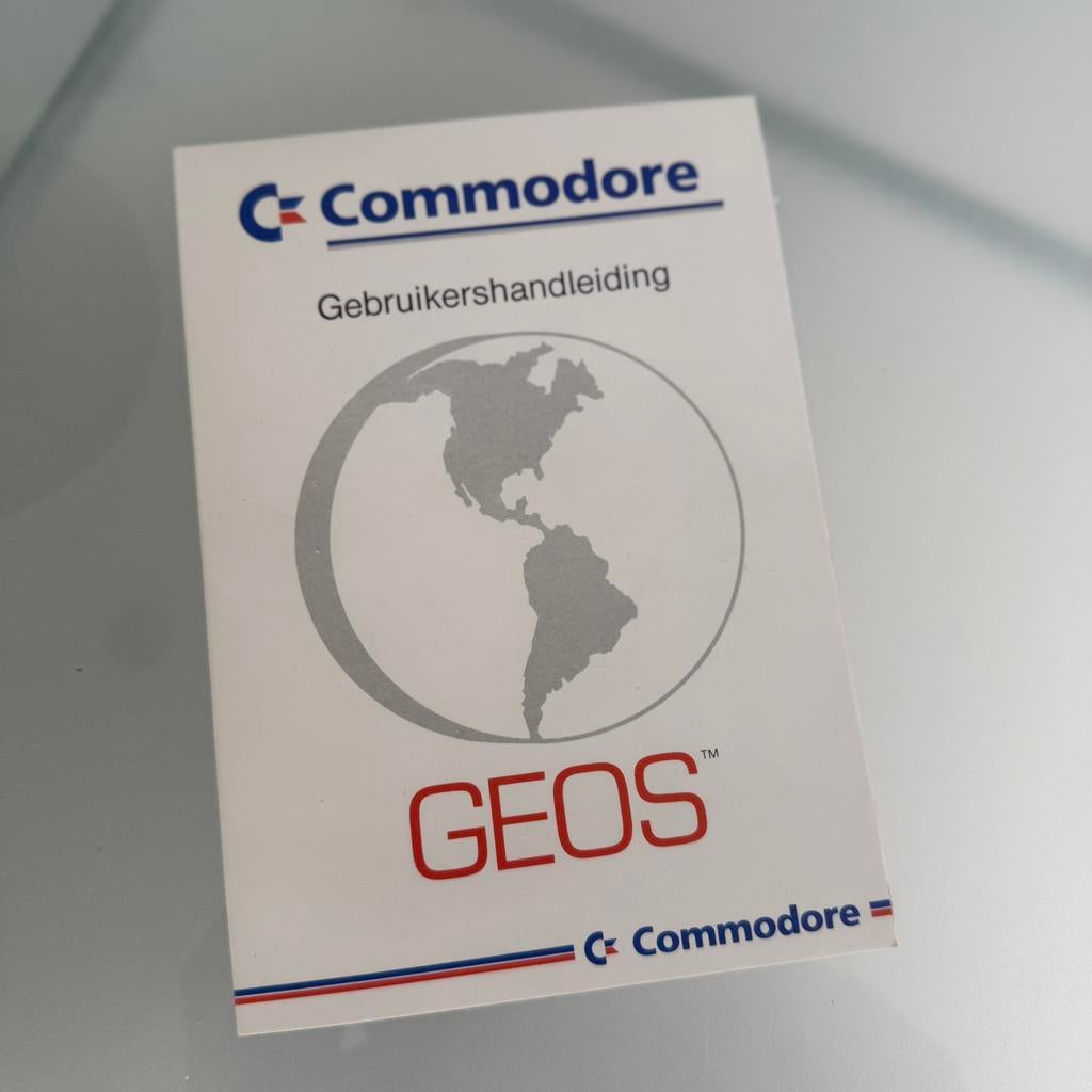 Commodore GEOS Handleiding NL – Nederlandstalig – C64 C128, Computers en Software, Vintage Computers, Ophalen of Verzenden