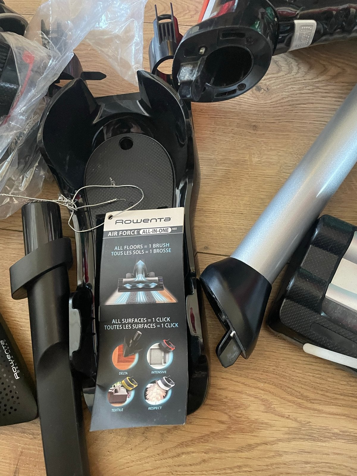 Rowenta Air Force All-in-One 460 Steelstofzuiger, Gebruikt, Draadloos, Reservoir, Steelstofzuiger