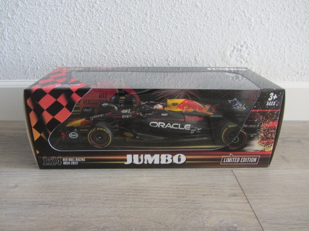 Max Verstappen Red Bull Racing RB19 (Jumbo) 2023, Ophalen of Verzenden, Nieuw, Auto, Bburago
