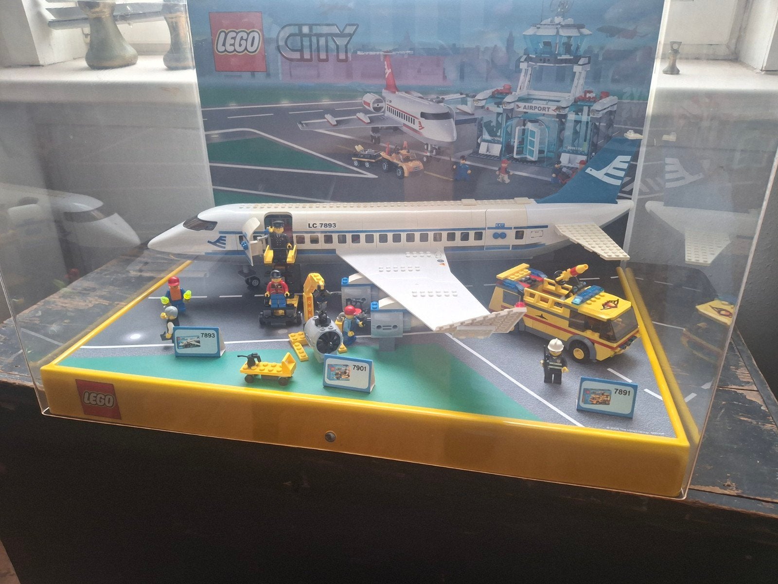 Lego City Vliegveld Shop Display - Zeldzaam Collectors Item, City, Lego, Overige typen, Ophalen of Verzenden