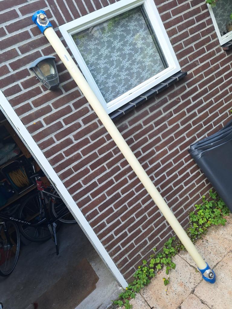Verticale WTW-buis met aansluitingen, Ophalen, Gebruikt, Pvc, 60 tot 80 mm