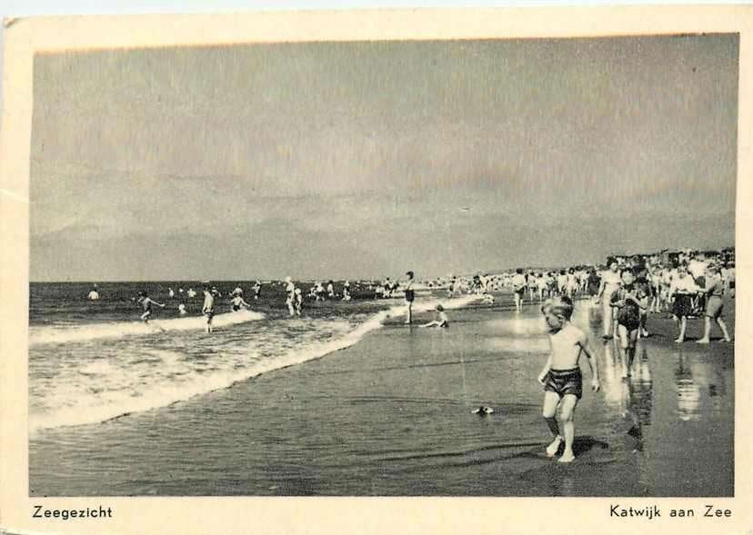 377-152-001 Katwijk aan Zee Zeegezicht, Verzenden, Voor 1920, Zuid-Holland
