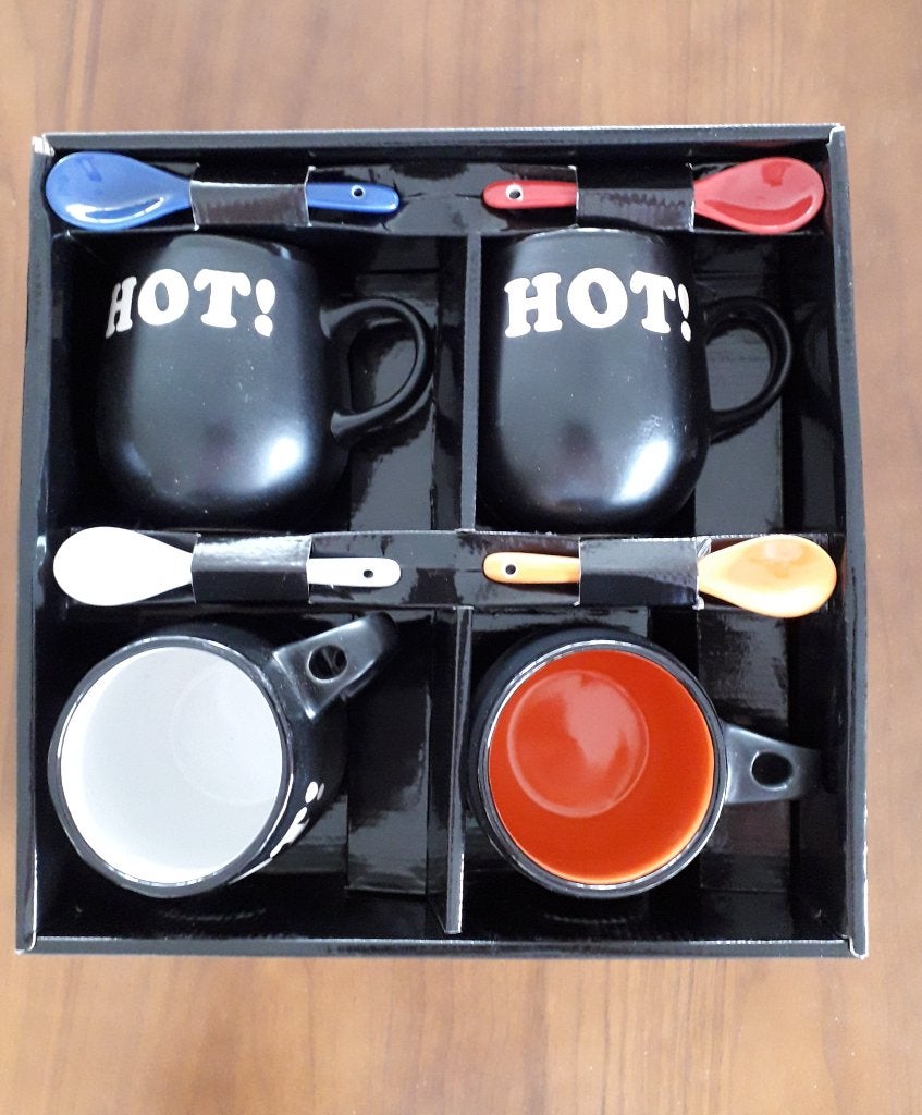4 chocomel mokken, Ophalen, Overige merken, Keramiek, Nieuw