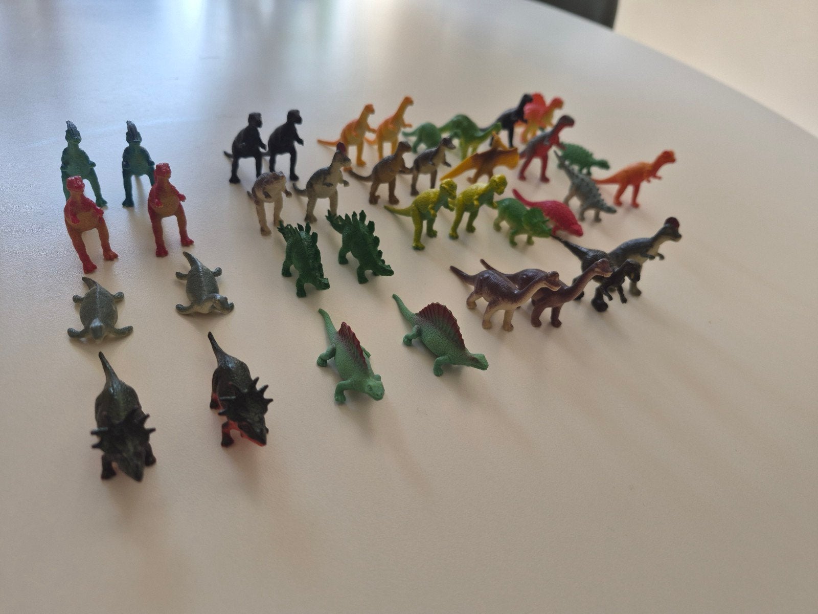 Dinosaurus speelgoed set met opbergzakje, Ophalen of Verzenden, Gebruikt, Jongen of Meisje