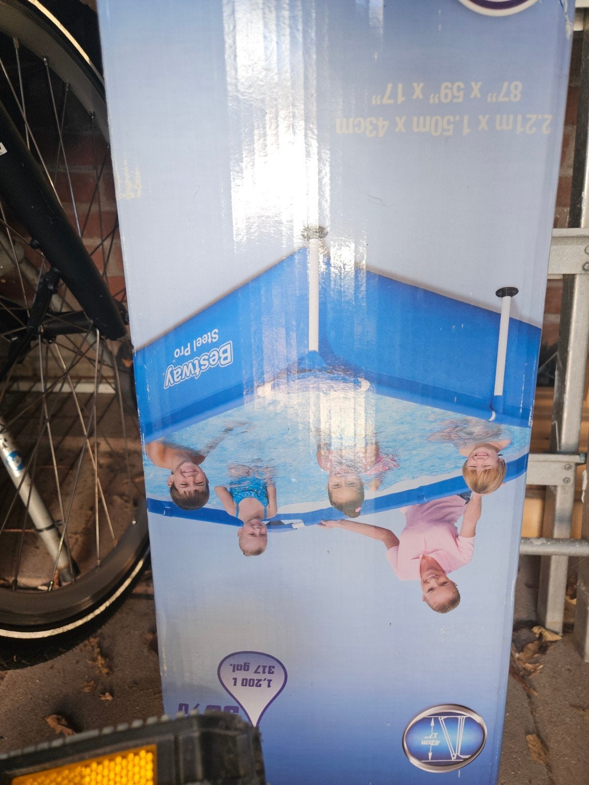 Bestway zwembad met Intex filterpomp, Ophalen, Gebruikt, Minder dan 80 cm, Minder dan 200 cm