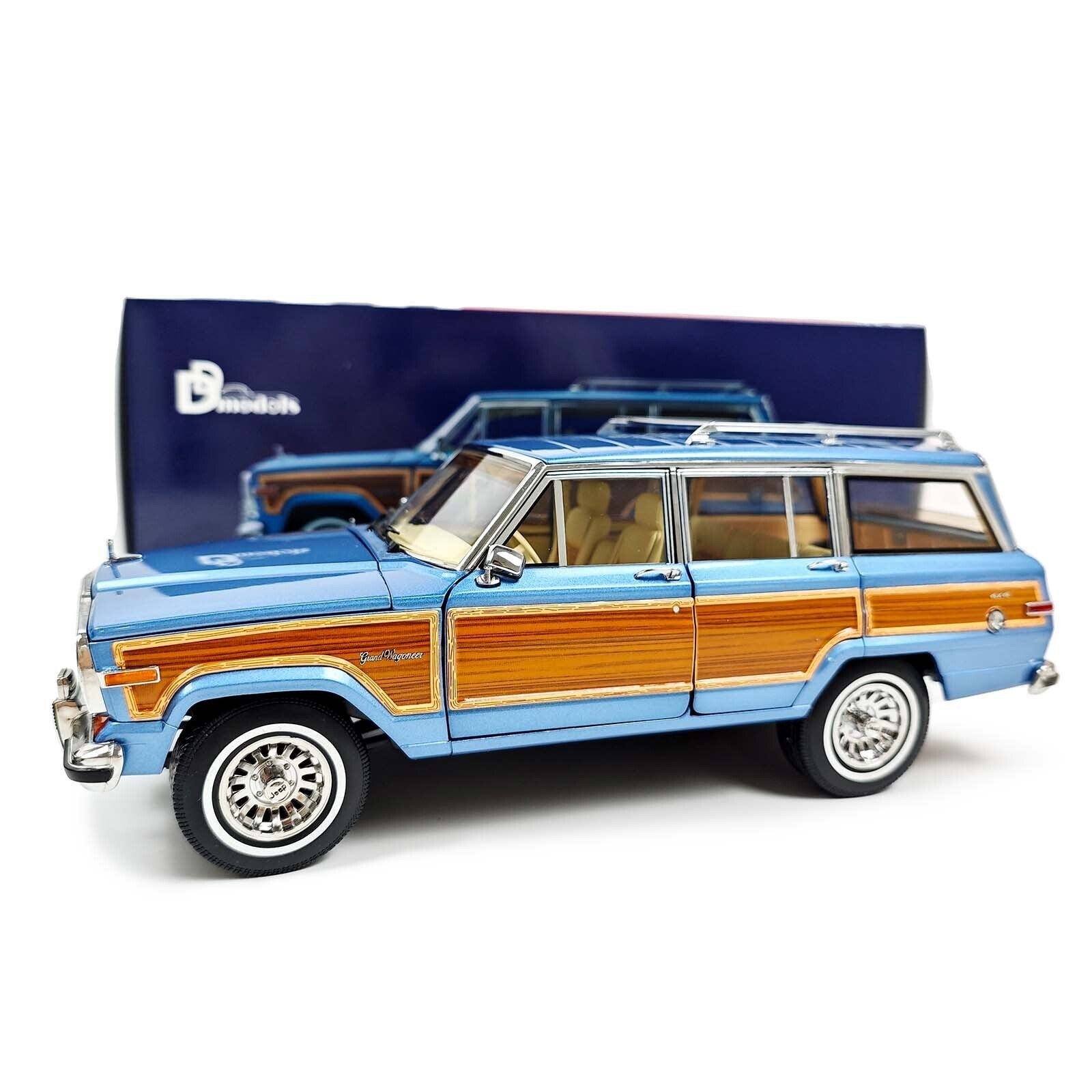 Jeep Grand Wagoneer 1991 Final Edition 1:18 DD Models, Ophalen of Verzenden, Nieuw, Auto, Overige merken