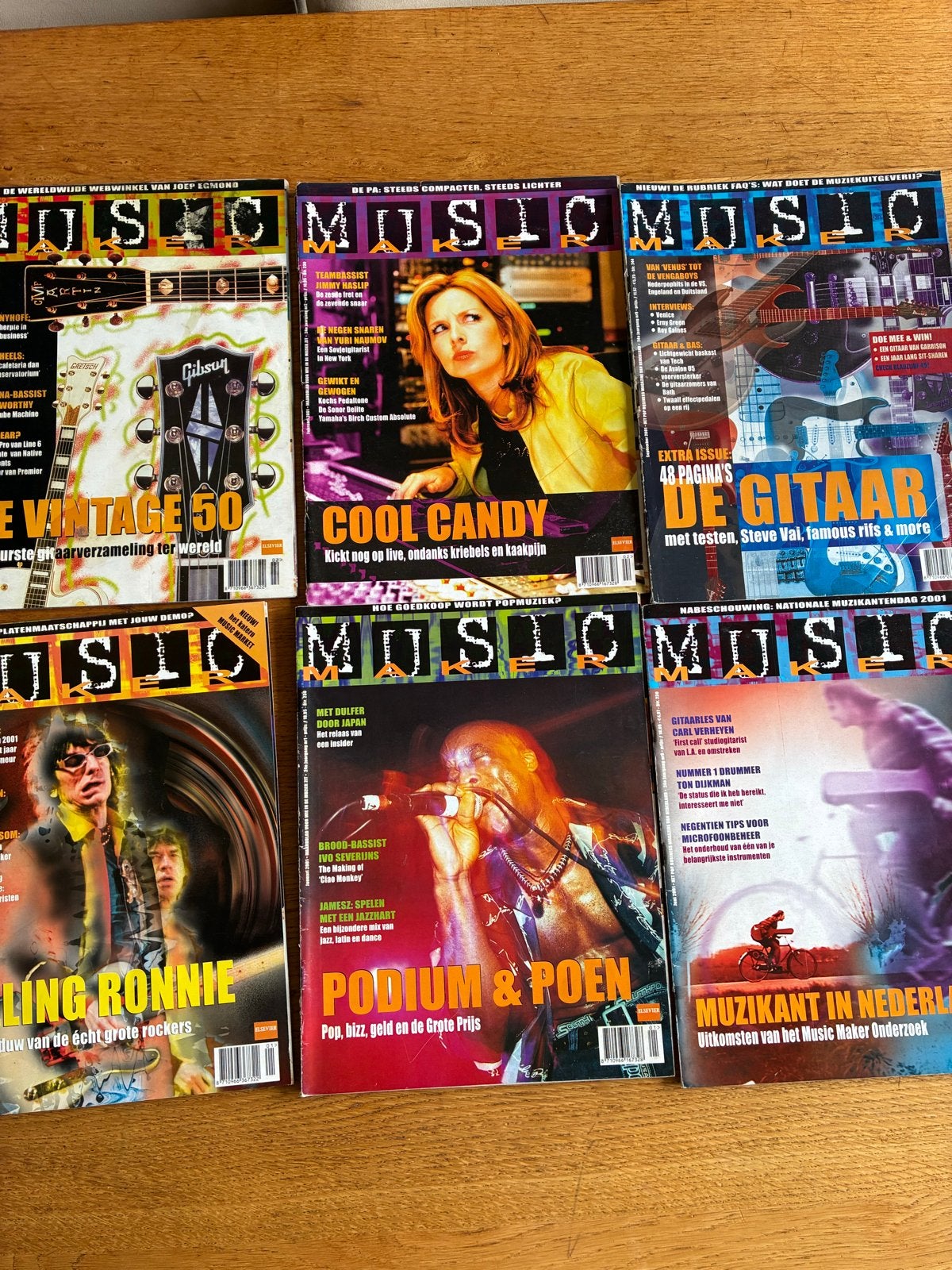 6x Music Maker Magazine - Muziektijdschriften, Ophalen of Verzenden, Gelezen, Algemeen