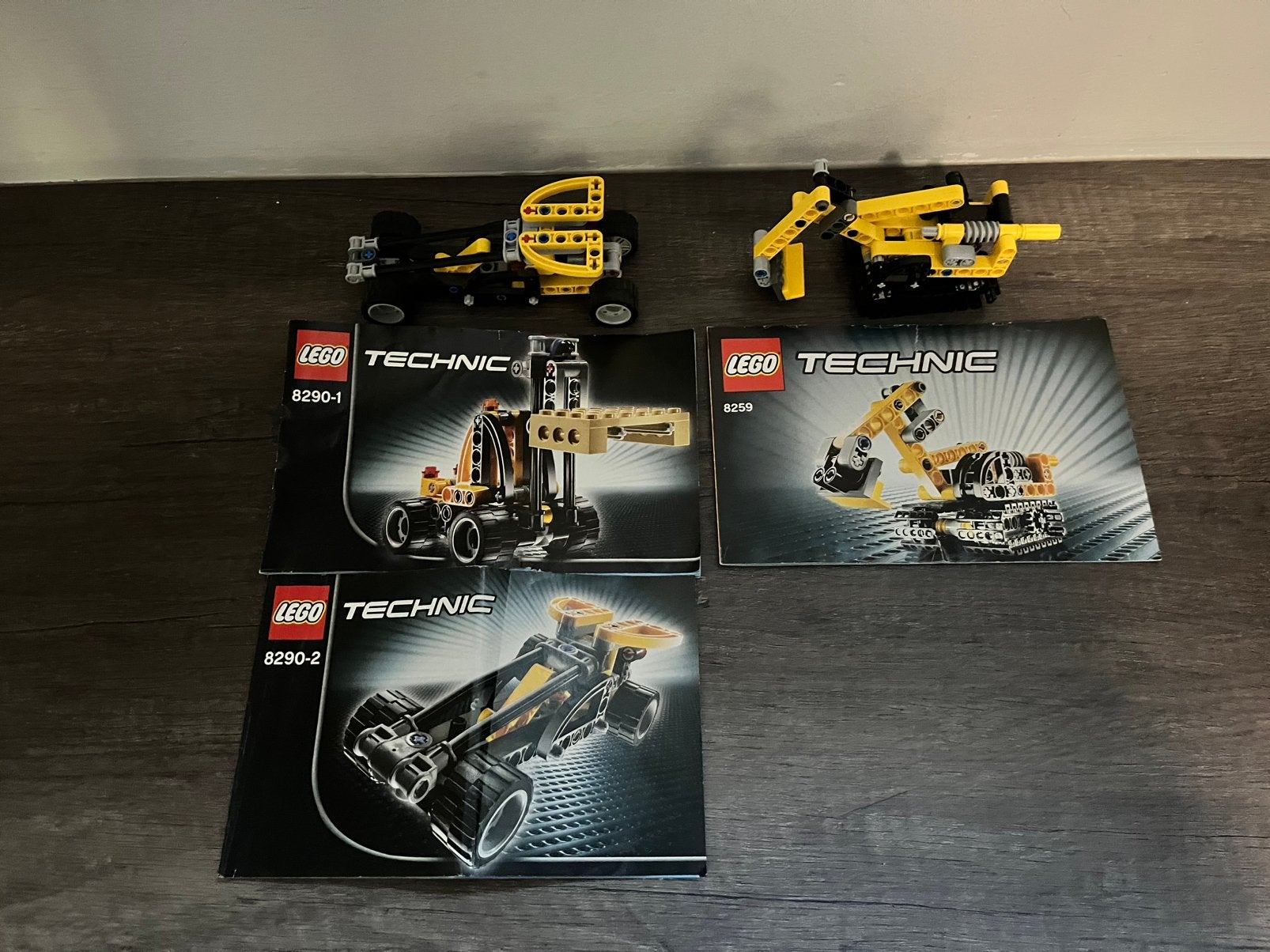 Lego technic 8290 en 8259, Lego, Inclusief instructies, Ophalen of Verzenden, Zo goed als nieuw