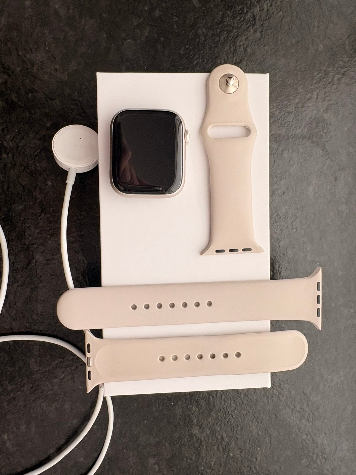 Apple watch series 7, 45 mm, Sieraden, Tassen en Uiterlijk, Smartwatches, Ophalen, Gebruikt, IOS, Waterdicht