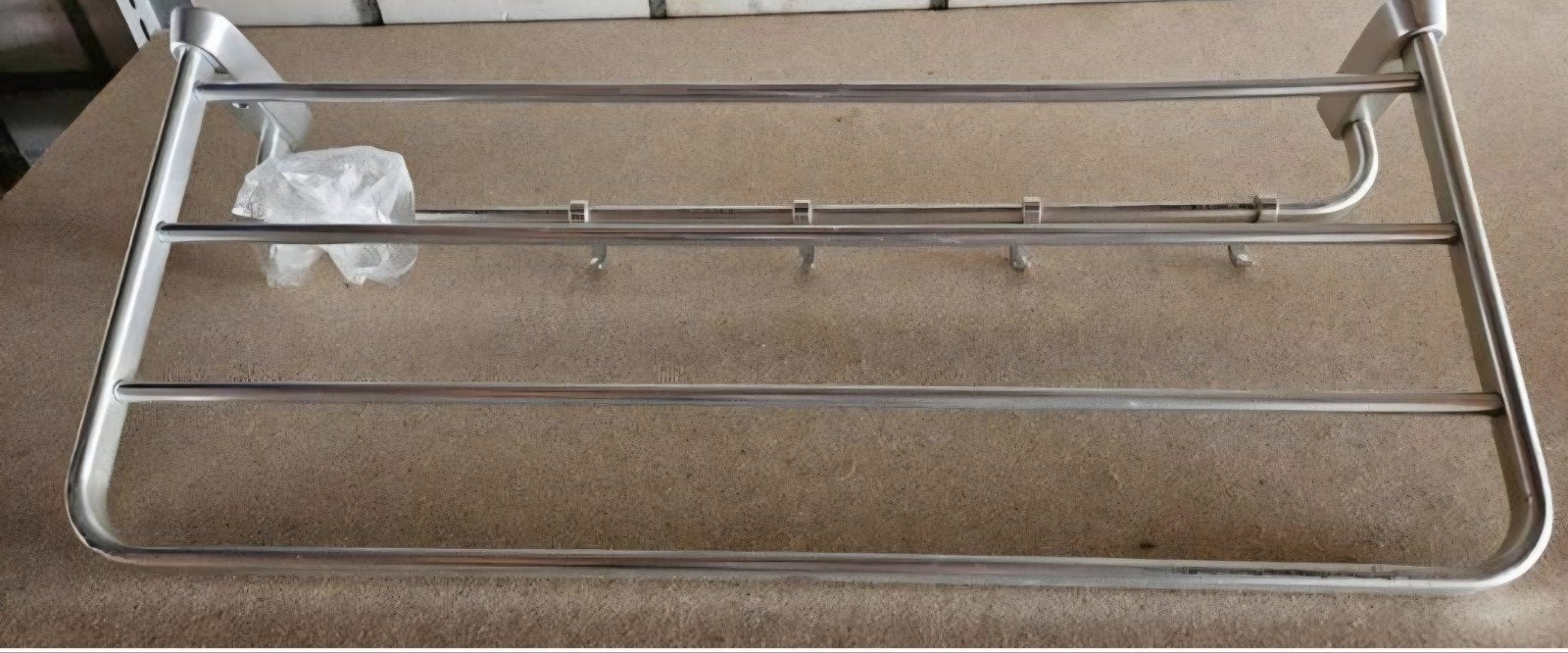 Kapstok, breedte 60cm., Ophalen, Metaal, Wandkapstok, Minder dan 100 cm