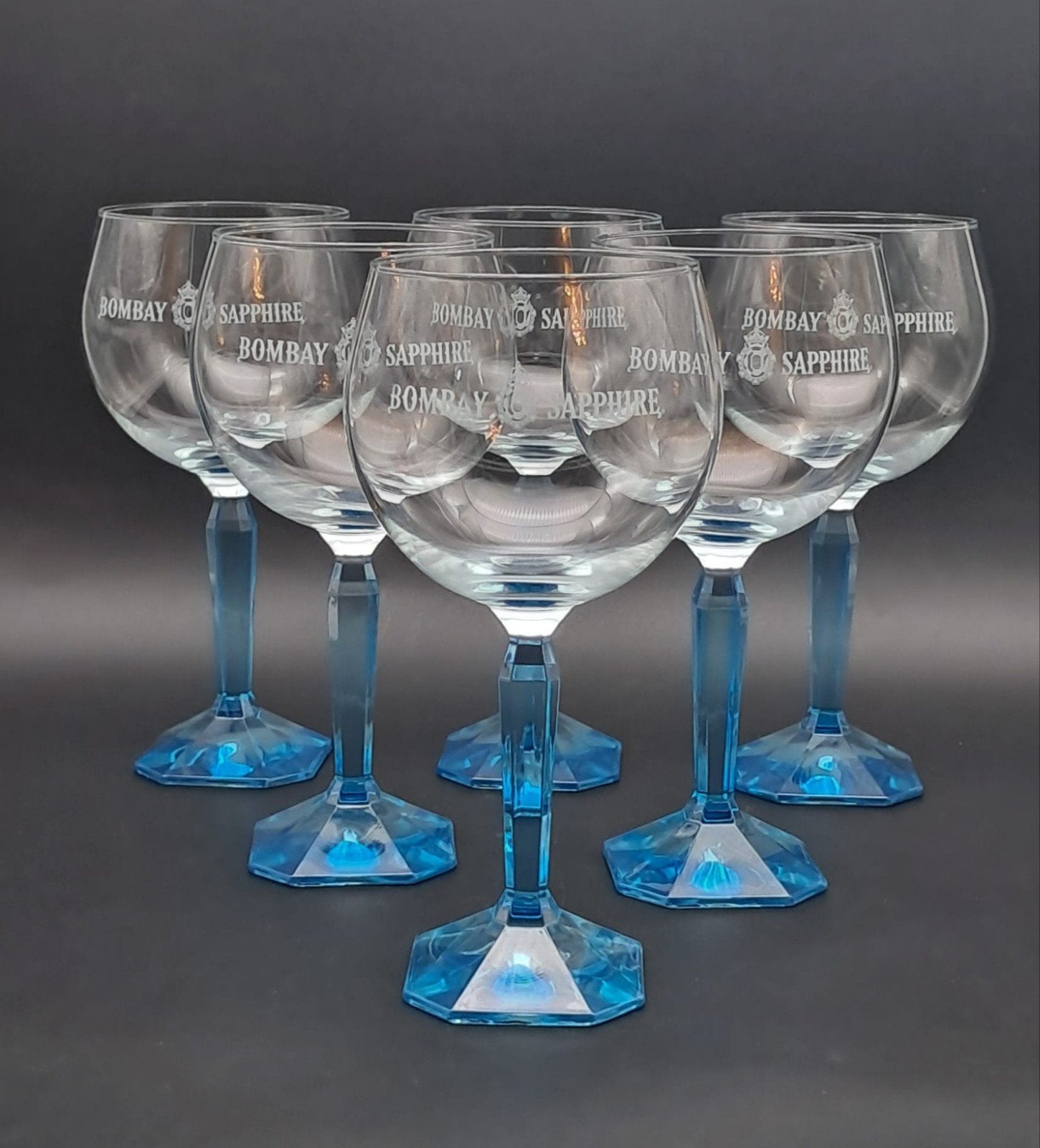6 Bombay Sapphire bolglazen, Ophalen of Verzenden, Nieuw, Overige typen