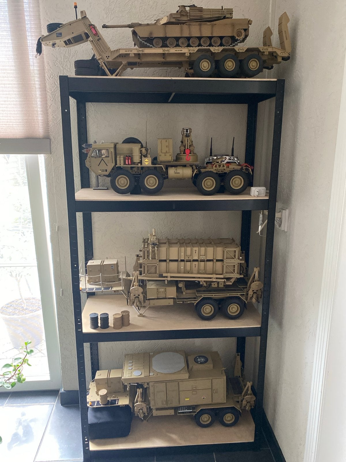 Rc Militaire Voertuigen hg p801 enz 1:16, Auto, Groter dan 1:32, Zo goed als nieuw, Ophalen