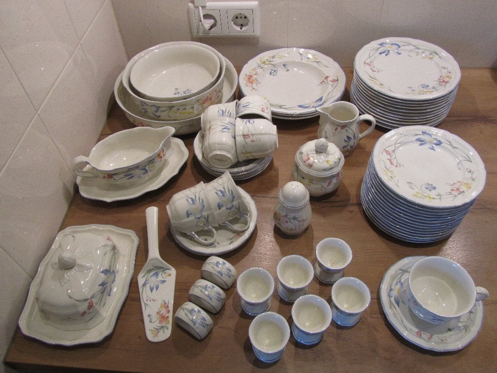 Riviera Villeroy en Boch serviesdelen, Overige typen, Ophalen of Verzenden, Zo goed als nieuw, Overige stijlen
