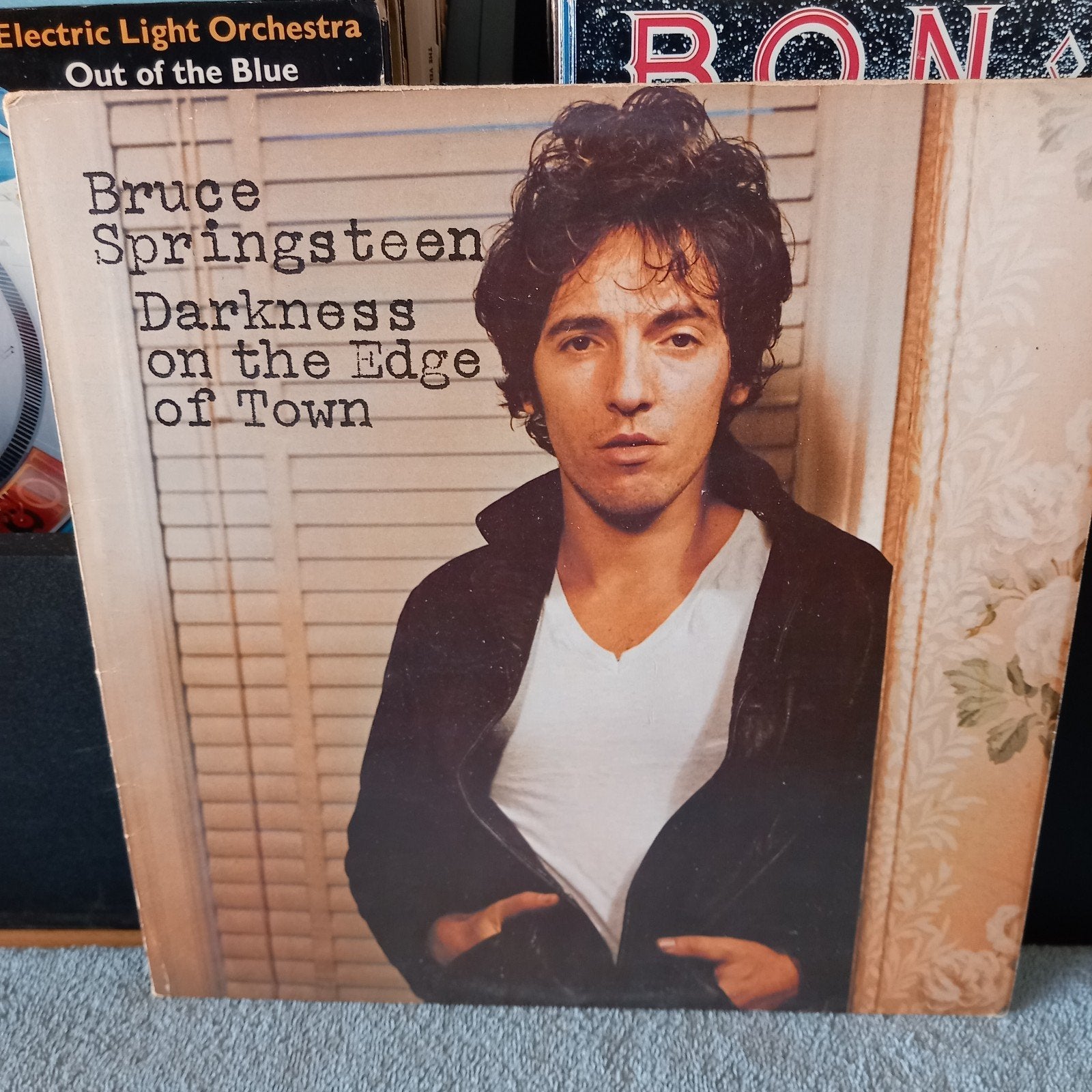 lp Bruce Springsteen darkness on the edge of town, Ophalen of Verzenden, Zo goed als nieuw, 12 inch