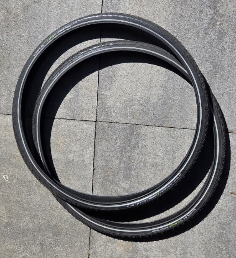 Schwalbe Green marathon fiets banden 28x1.4 37x622, Band, Ophalen of Verzenden, Zo goed als nieuw, Rubber