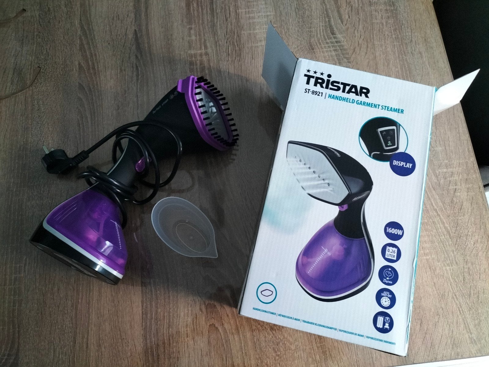 Tristar Handheld Garment Steamer - in doos- 1x gebruikt, Ophalen of Verzenden, Zo goed als nieuw, Kledingstomer