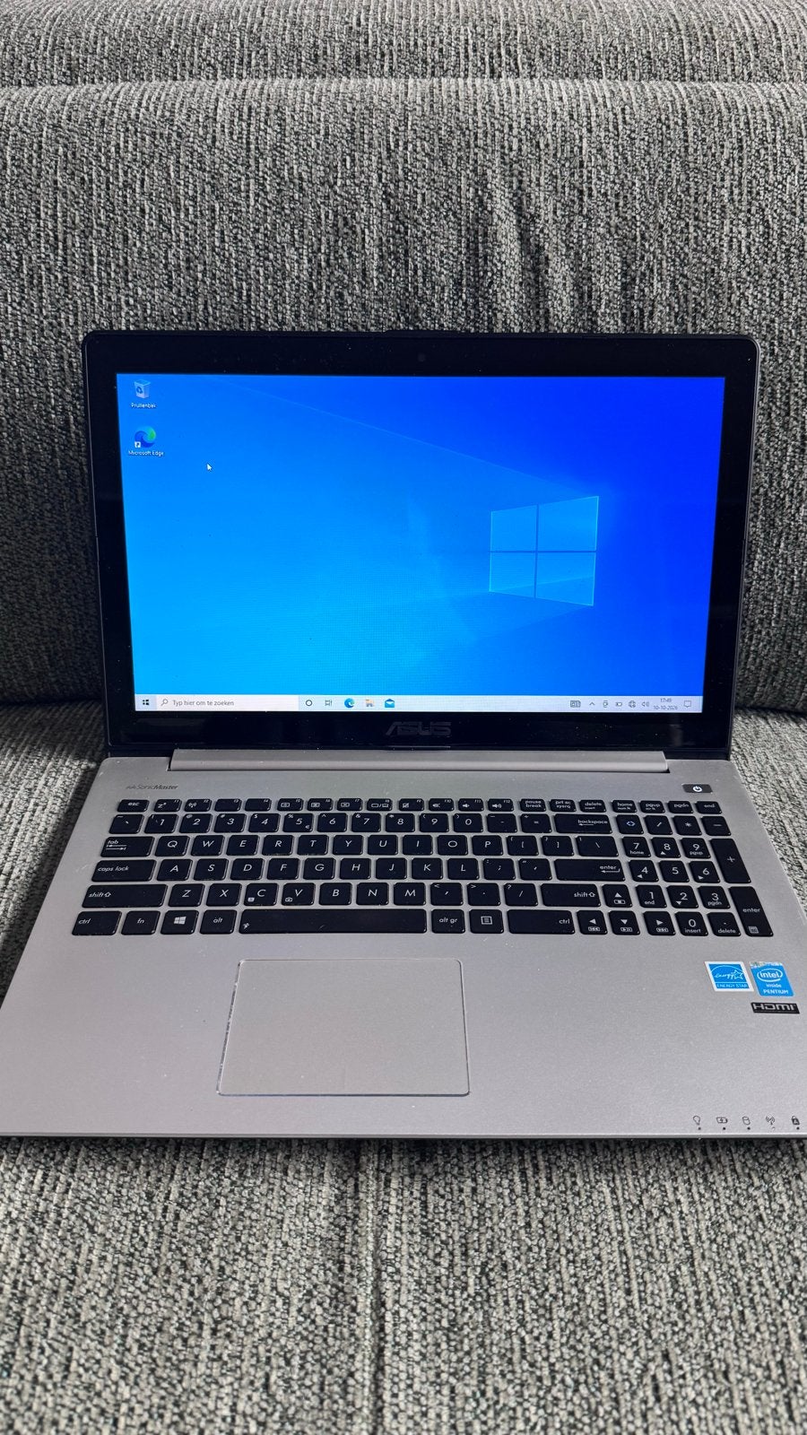 ASUS R508CA-CJ113H Laptop met Touchscreen, Computers en Software, Gebruikt, Minder dan 2 Ghz, Met touchscreen, Ophalen of Verzenden