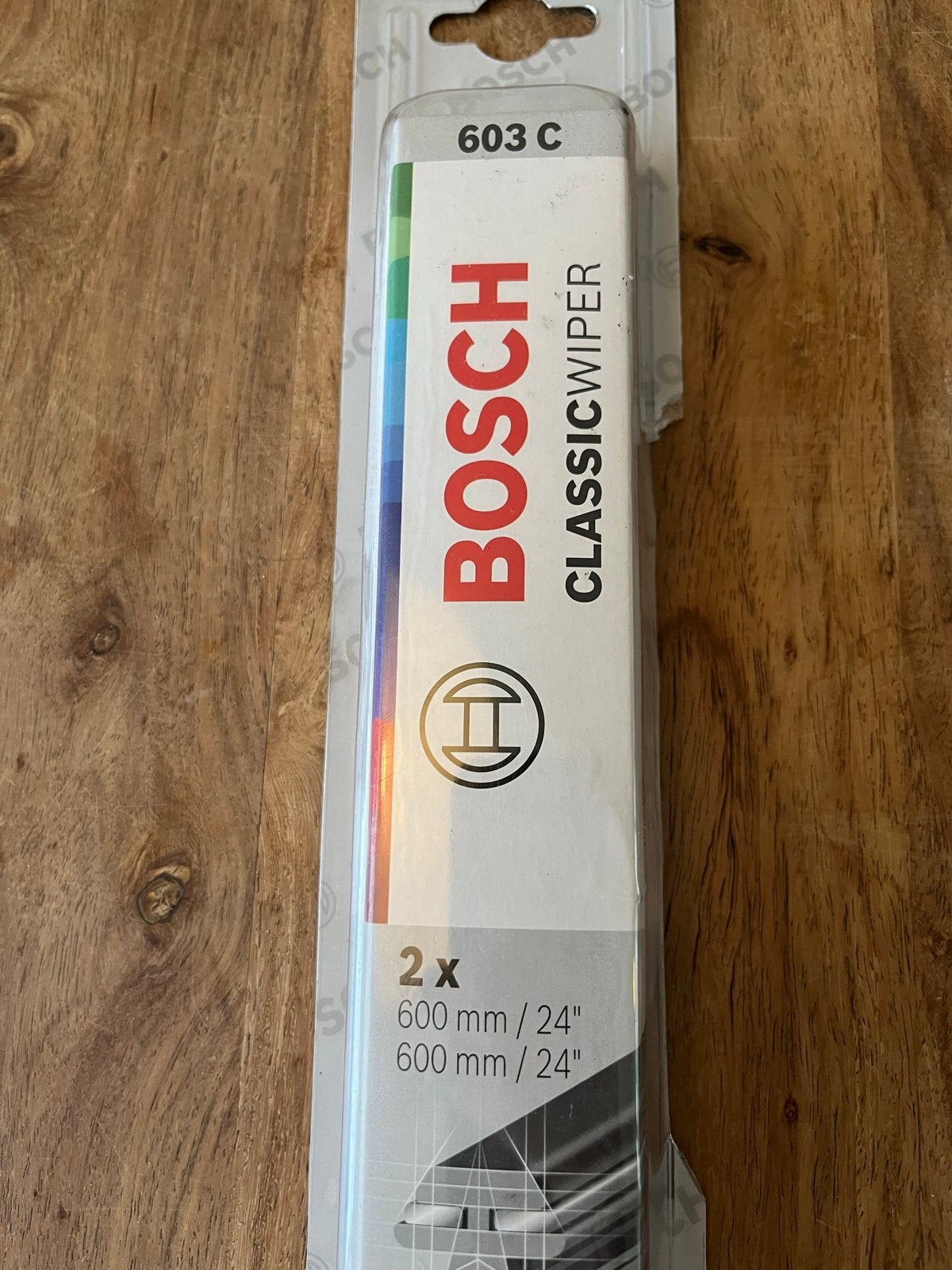 Bosch Classic Wiper Ruitenwisser 600mm / 24 inch (2 stuks), Ophalen, Nieuw, Universele onderdelen