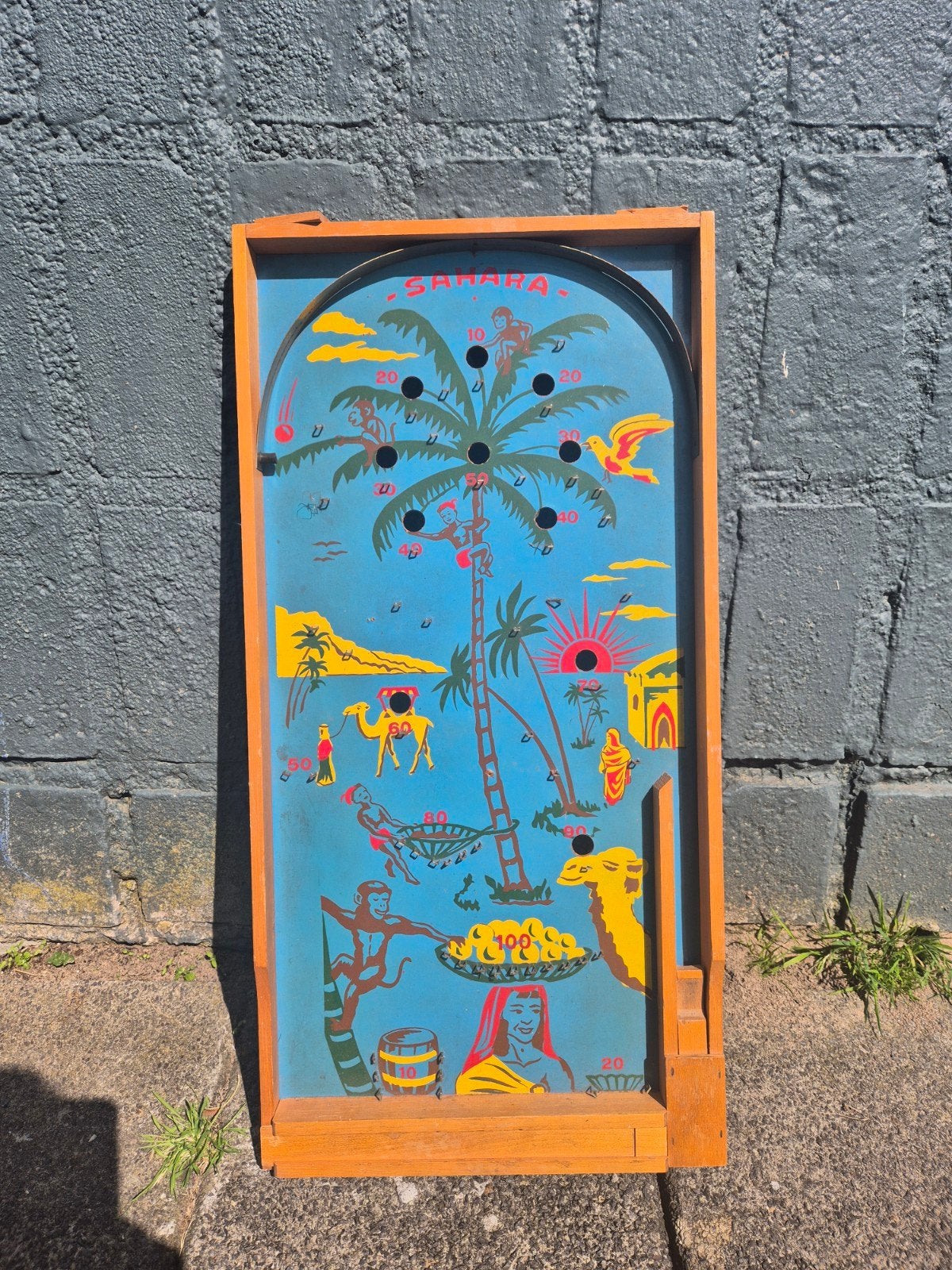 Vintage Sahara Flipperkast Spel - Jaren '60/70, Ophalen of Verzenden, Jongen of Meisje