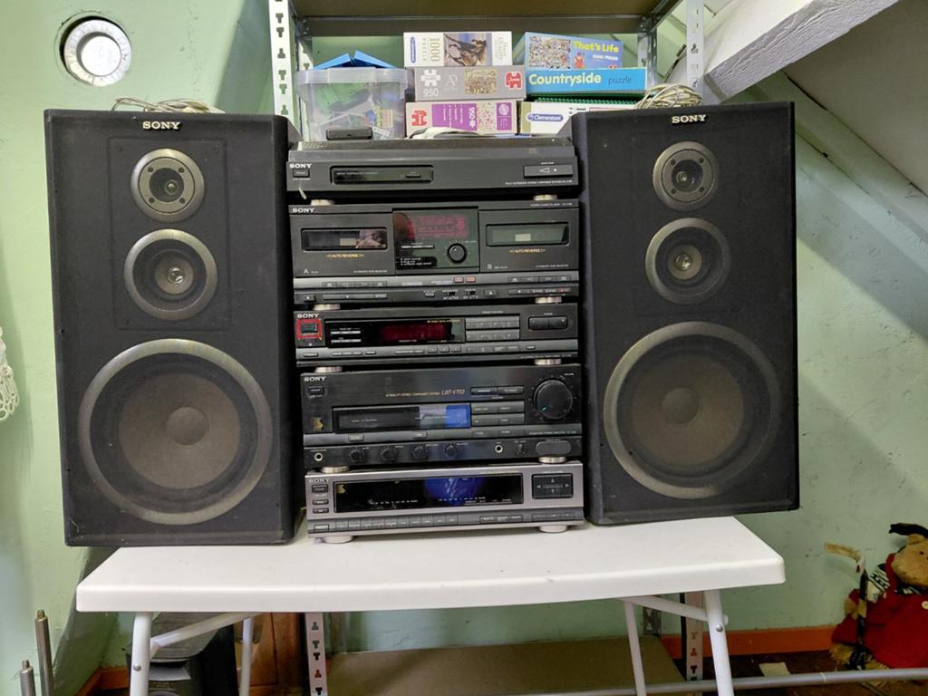 Sony Stereo Set met Losse Componenten en Speakers, Ophalen, Gebruikt, Losse componenten, Tuner of Radio
