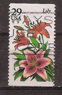 USA, Bloemen, lelie' s, 1994., Ophalen of Verzenden, Gestempeld, Noord-Amerika
