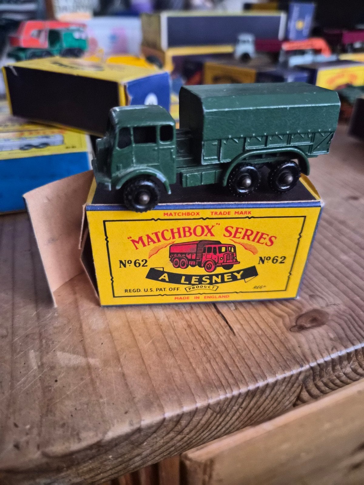Matchbox series nr 62 general service truck, Ophalen of Verzenden, Zo goed als nieuw, Bus of Vrachtwagen, Matchbox