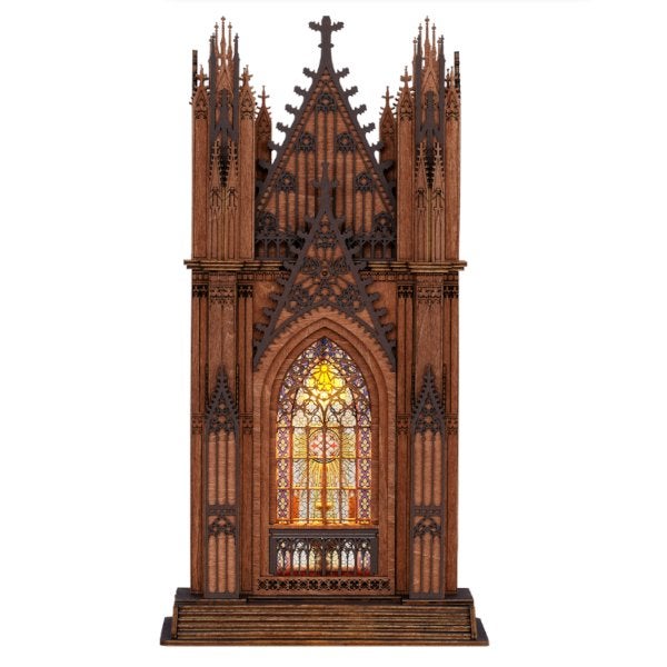 Robotime Twin-Tower Cathedral TGA01 Bouwpakket Nieuw, ROKR, Gebouwen, Nieuw, Meerkleurig