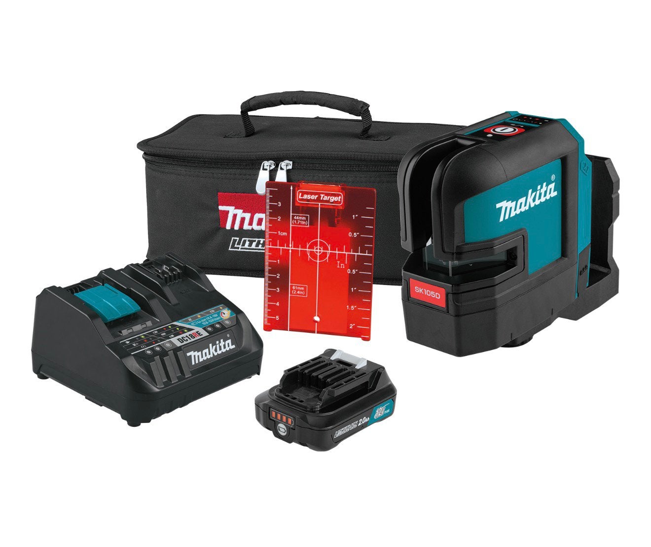 Nieuwe Makita SK105D kruislaser in M-Box +accu en oplader, Doe-het-zelf en Verbouw, Ophalen of Verzenden, Nieuw