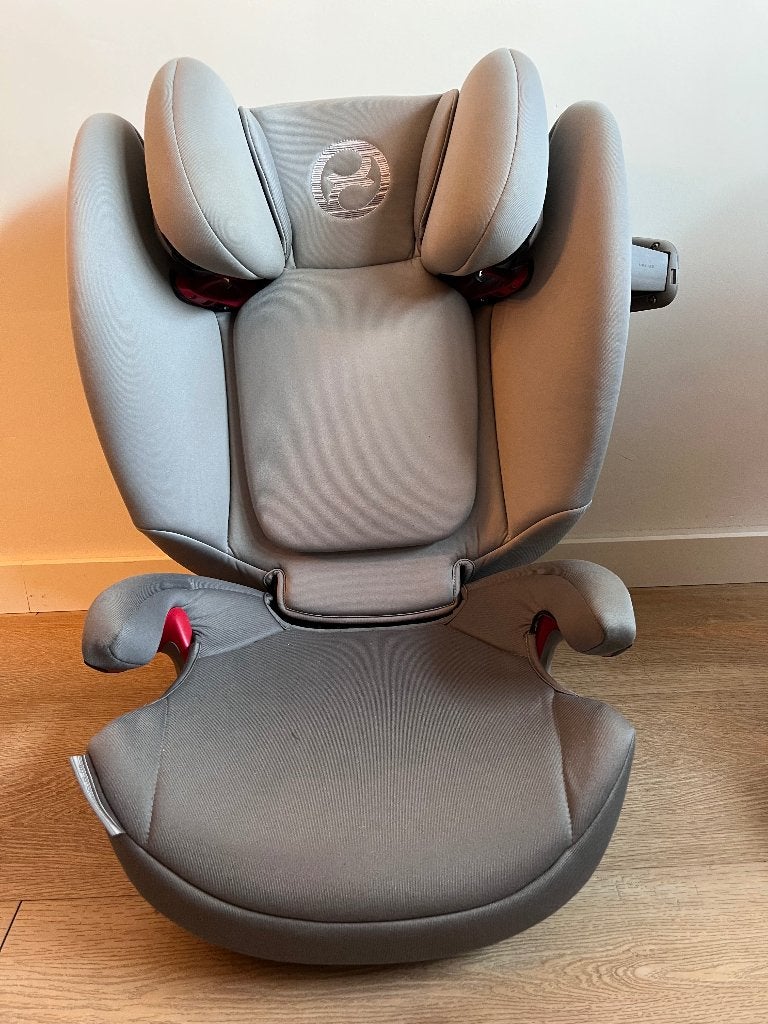 Cybex Solution S-Fix kleur Manhattan Grey, Verstelbare rugleuning, Gebruikt, 15 t/m 36 kg, Isofix