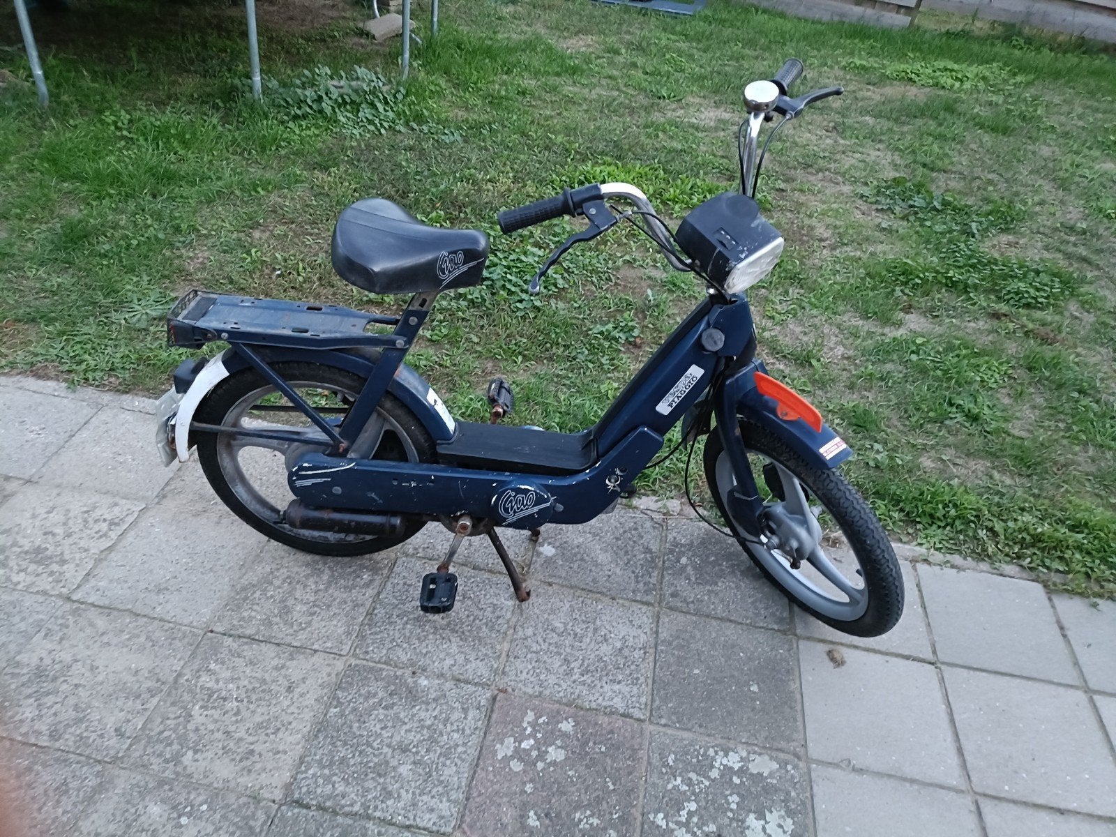 Piaggio Vespa Ciao blauw kenteken rijdende staat (Si Bravo), Ophalen, Gebruikt