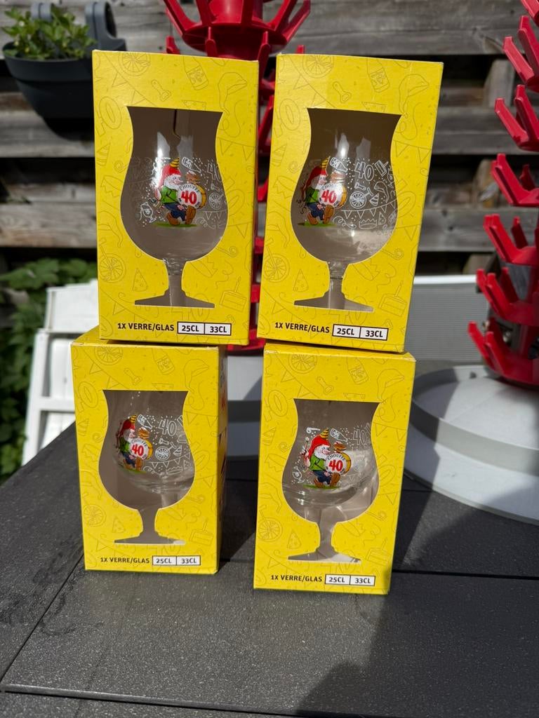 Bierglazen, Chouffe 40 en Affligem, Ophalen, Nieuw, Glas of Glazen, Overige merken