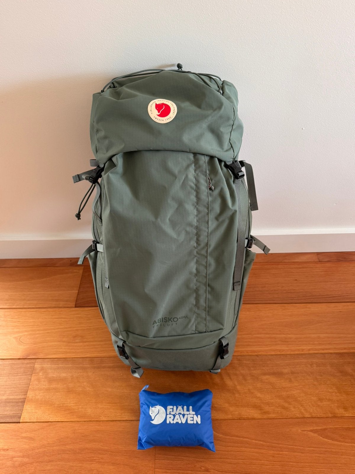 Fjällräven Abisko Hike 45M/L rugzak, groen, Ophalen of Verzenden, Zo goed als nieuw, Rugzak