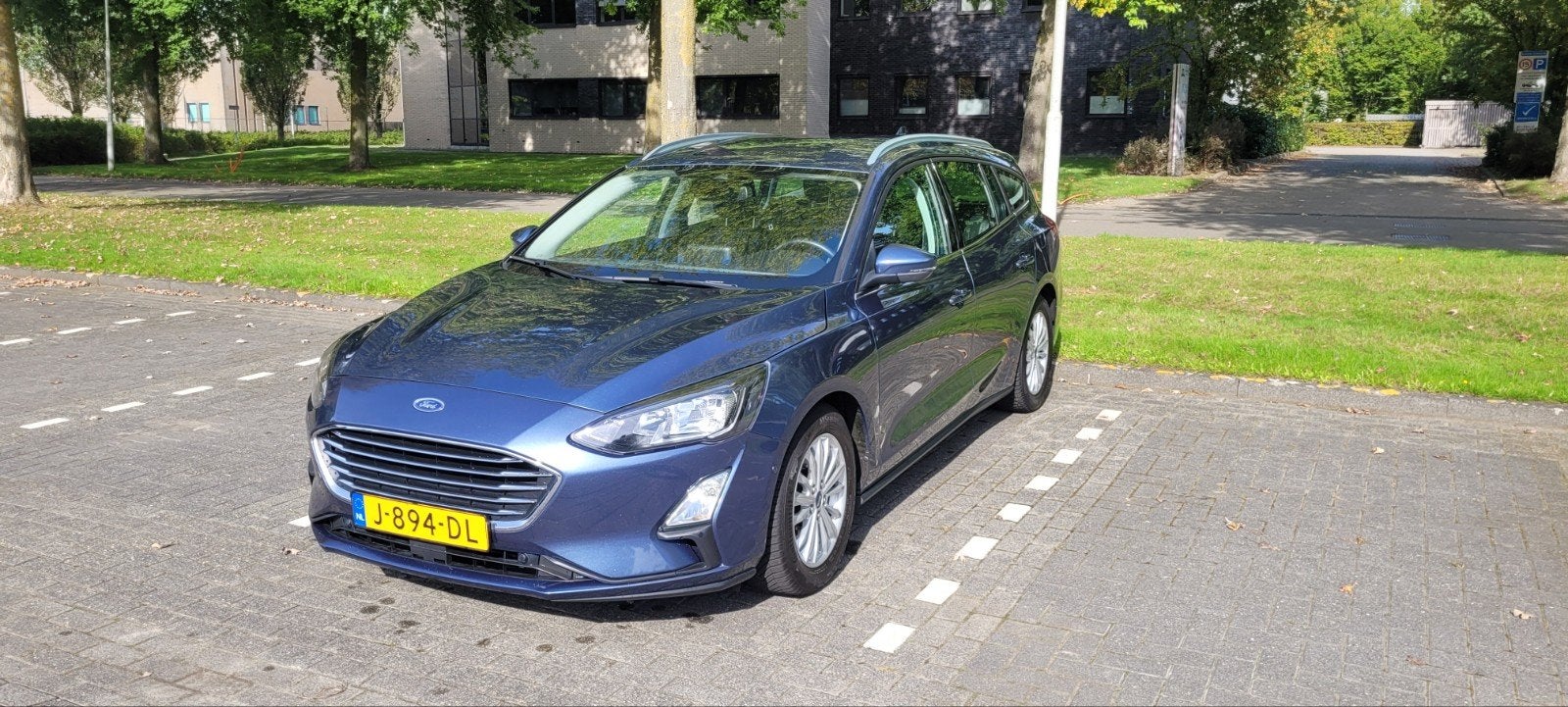 Ford Focus 1.0 Ecoboost 125pk 2020 Blauw, 1295 kg, Adaptive Cruise Control, Blauw, Origineel Nederlands