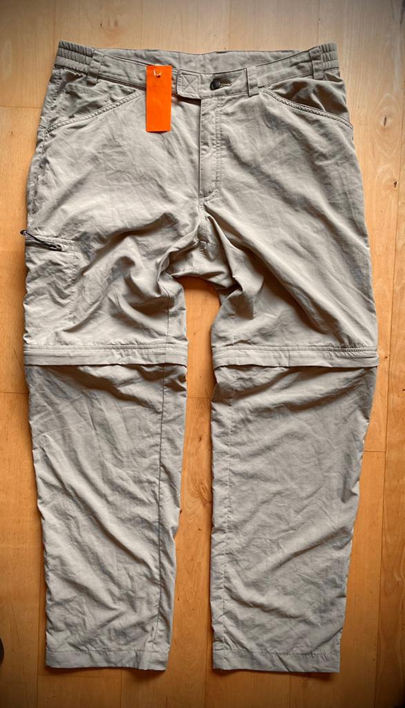 Tenson lichtgewicht af rits broek wandelen outdoor beige 52, Ophalen of Verzenden, Maat 52/54 (L)