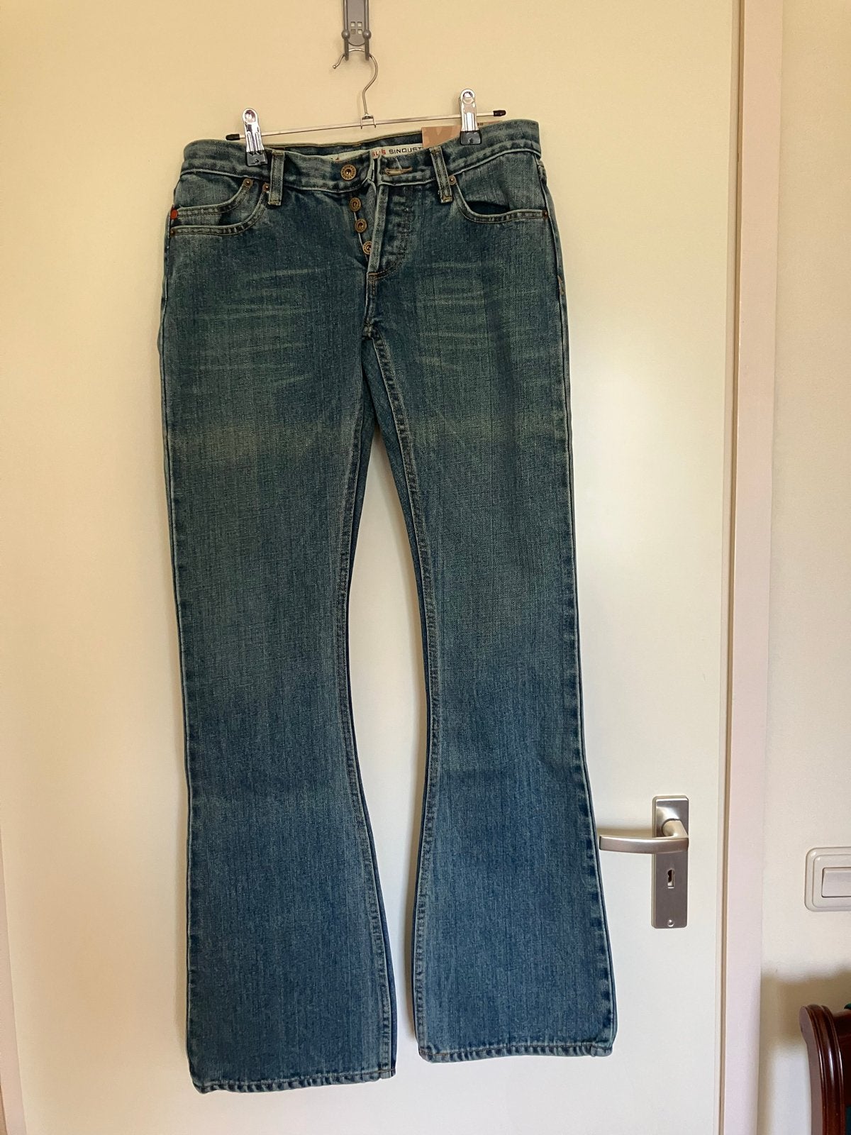 Vintage jaren 90 GSUS  'lw aphrodite' bootcut jeans W28, Verzenden, Nieuw, Blauw, W28 - W29 (confectie 36)