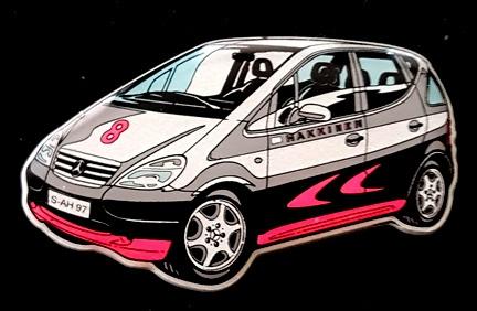Mercedes-Benz A- Hakkinen pin, Verzamelen, Verzenden, Nieuw, Transport, Speldje of Pin